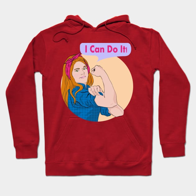 Lydia can do it Hoodie by ManuLuce